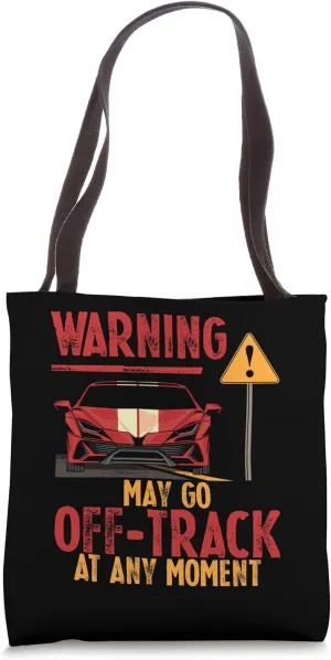 Slot Car Go Off-Track Remote Controlled Car Controller Tote Bag