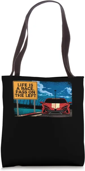Slot Car Life Is A Race Remote Controlled Car Controller Tote Bag