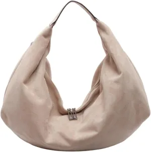 Slouchy Suede Shoulder Bag for Women Large Dumpling Tote Purse Soft Handbags Casual Top Handle Satchel