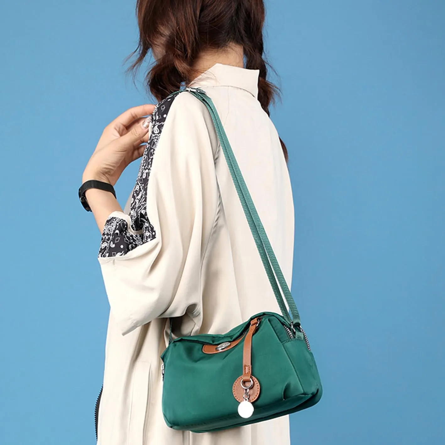 Small Crossbody Bags for Women Shoulder Bag Waterproof Nylon Travel Casual Daypack