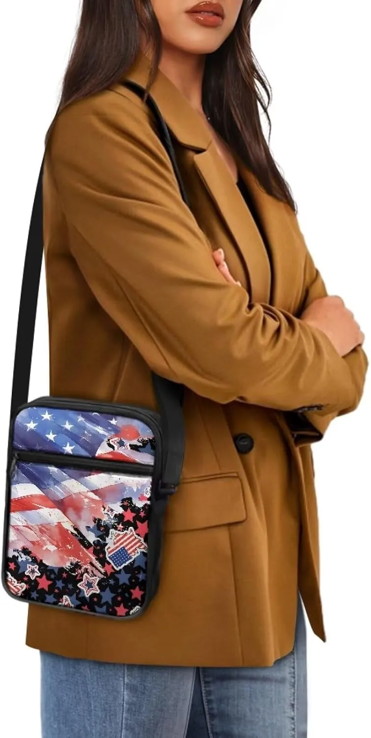 Small Messenger Bag for Men Women Wallet Purse Cell Phone Purse Shoulder Bag for Phone Passport