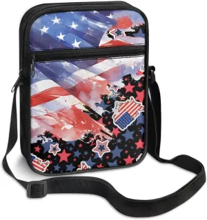 Small Messenger Bag for Men Women Wallet Purse Cell Phone Purse Shoulder Bag for Phone Passport