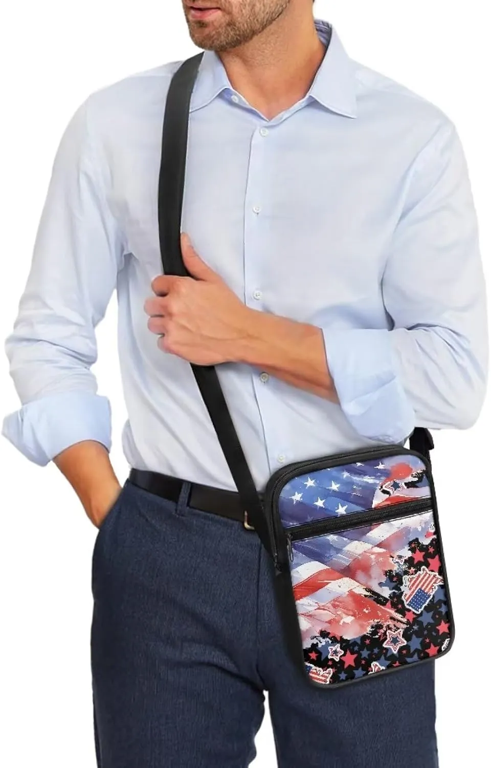 Small Messenger Bag for Men Women Wallet Purse Cell Phone Purse Shoulder Bag for Phone Passport