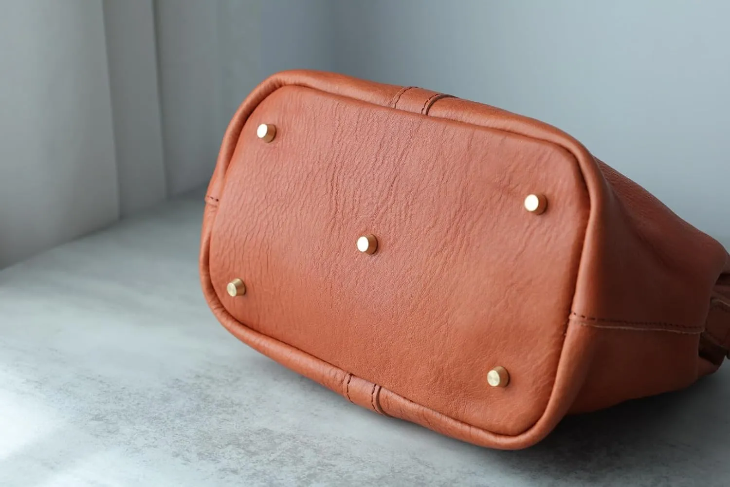 Soft Leather Doctors Bag- Doctor Style Bag, Leather Purse, Off Shoulder Bag, Monogram Leather Bag, Every Day Carry large (brown)