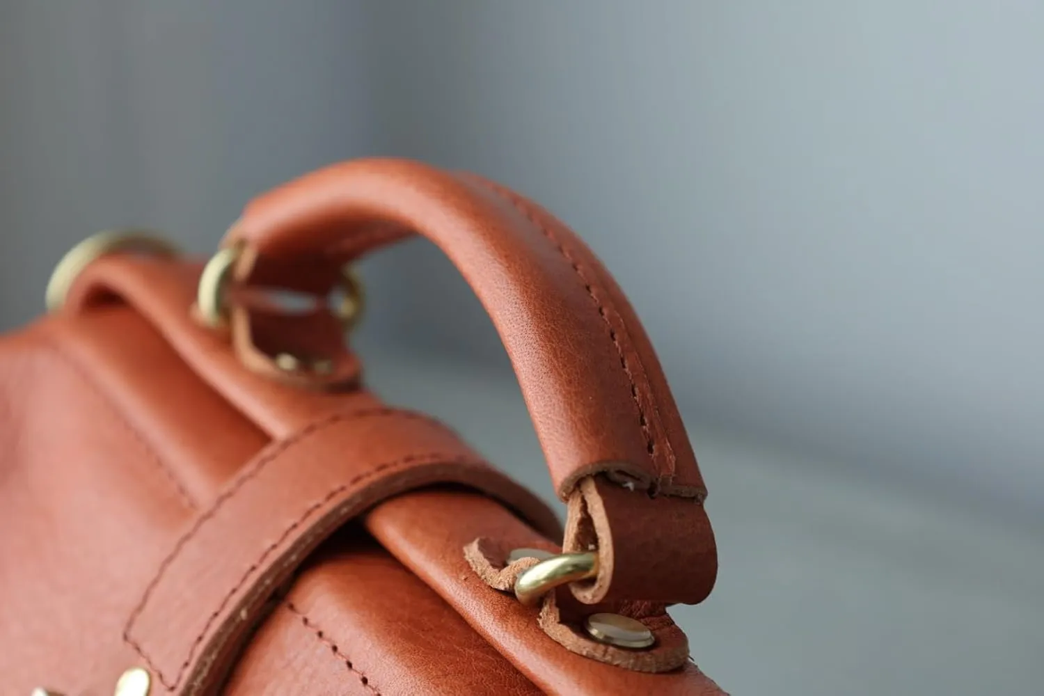 Soft Leather Doctors Bag- Doctor Style Bag, Leather Purse, Off Shoulder Bag, Monogram Leather Bag, Every Day Carry large (brown)