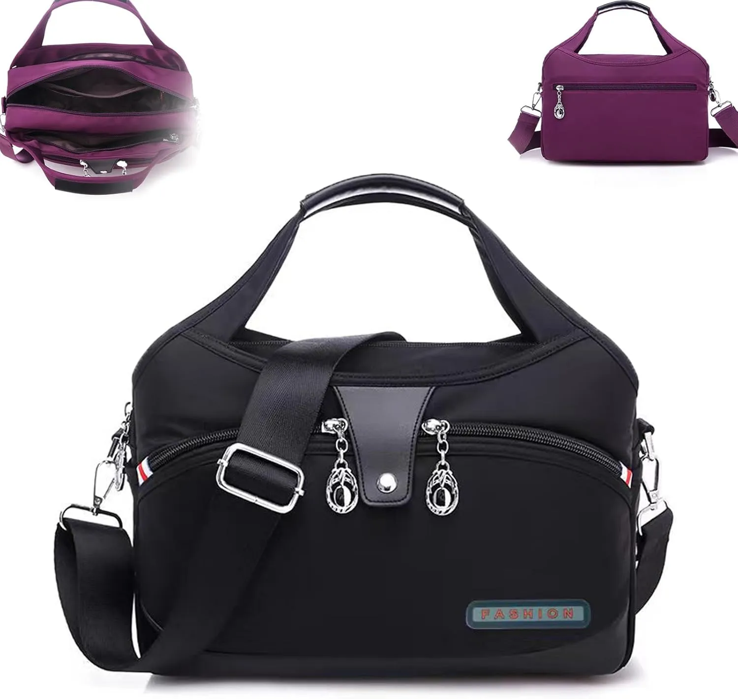 Soft Side Lightweight Underseat Tote Bag(Multi-pocket & waterproof), On Travel Tote, Overnight Weekender Bag