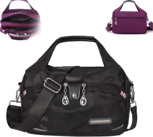 Soft Side Lightweight Underseat Tote Bag(Multi-pocket & waterproof), On Travel Tote, Overnight Weekender Bag