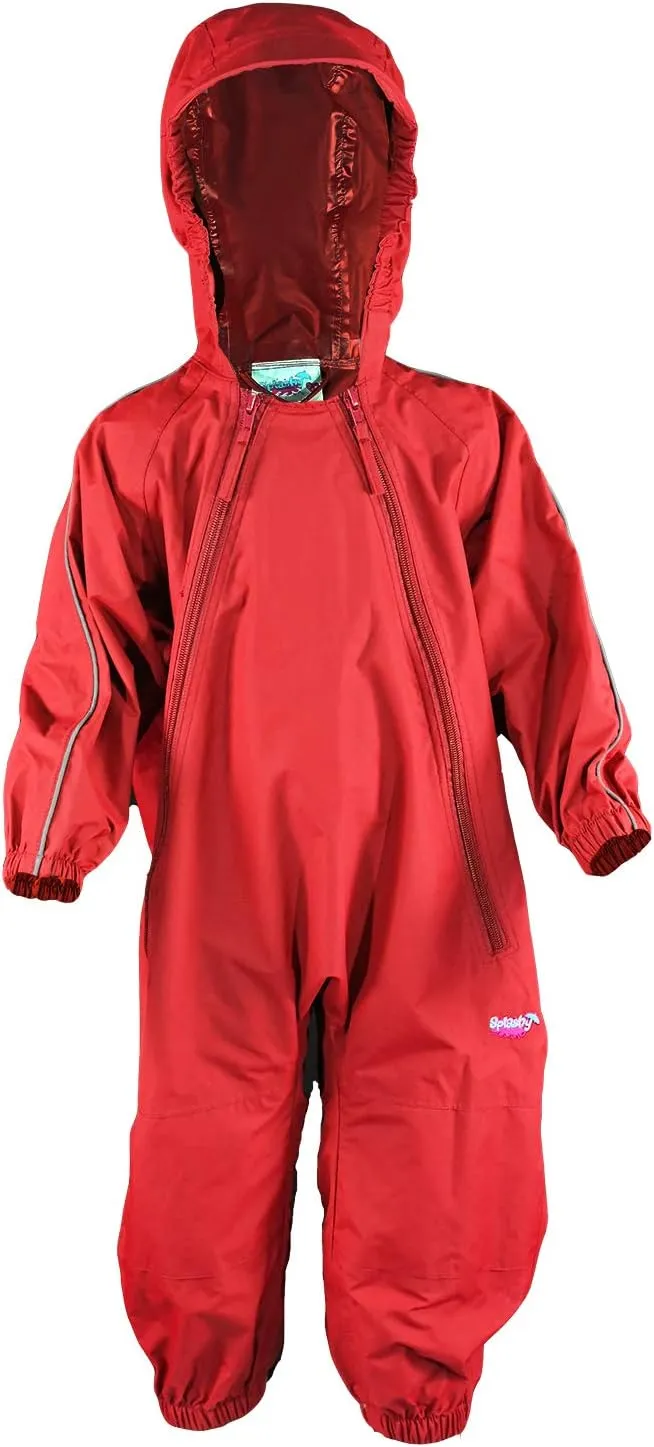 Splashy Waterproof One Piece Rainsuits and MudStopper Coveralls for Kids