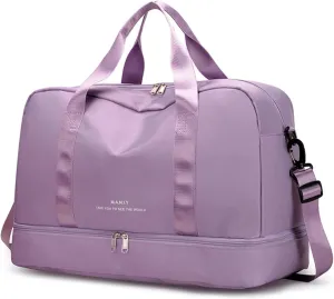 Sport Bag Unisex Dry Wet Separation Fitness Shoulder Bag with Shoes Compartment