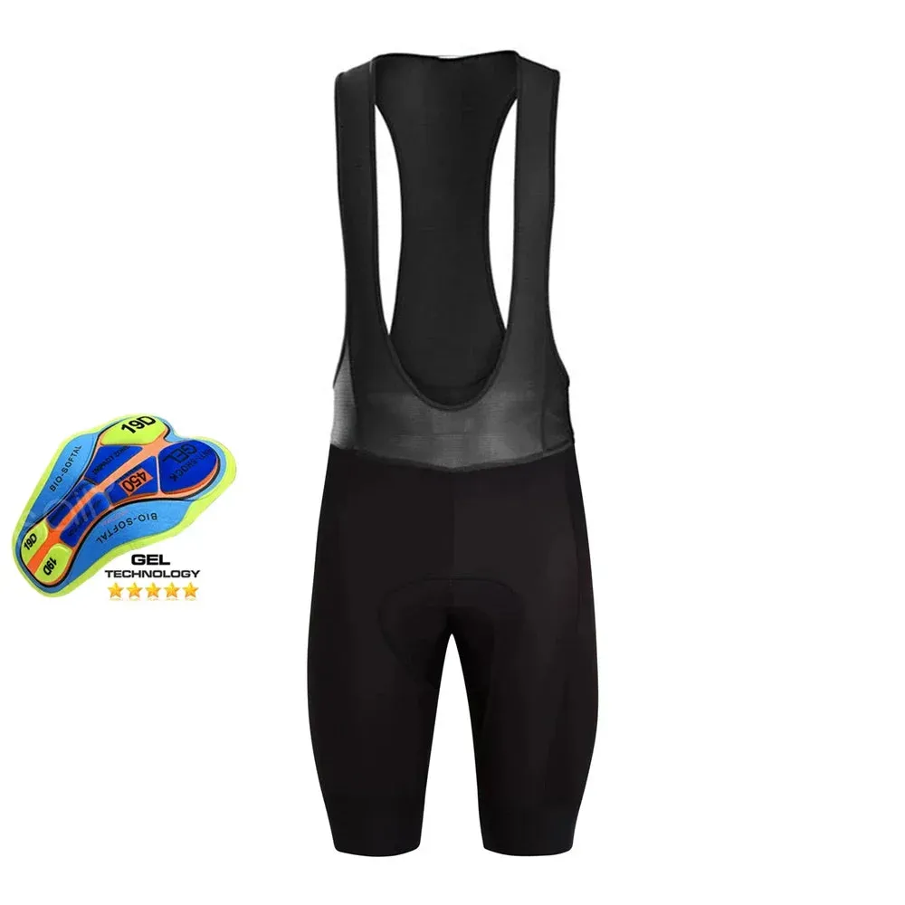 Spring Thin 2022 Men's Team Mtb Cycling Black Bib Pants - Sports Running Long Pants