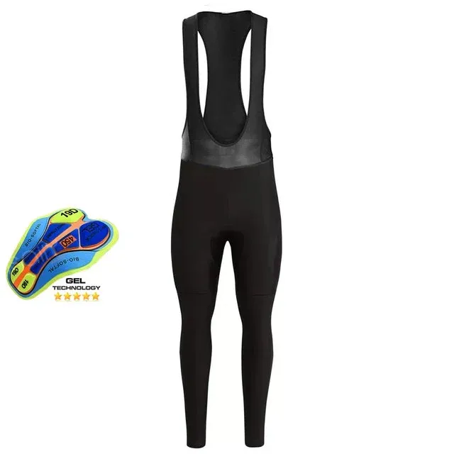 Spring Thin 2022 Men's Team Mtb Cycling Black Bib Pants - Sports Running Long Pants
