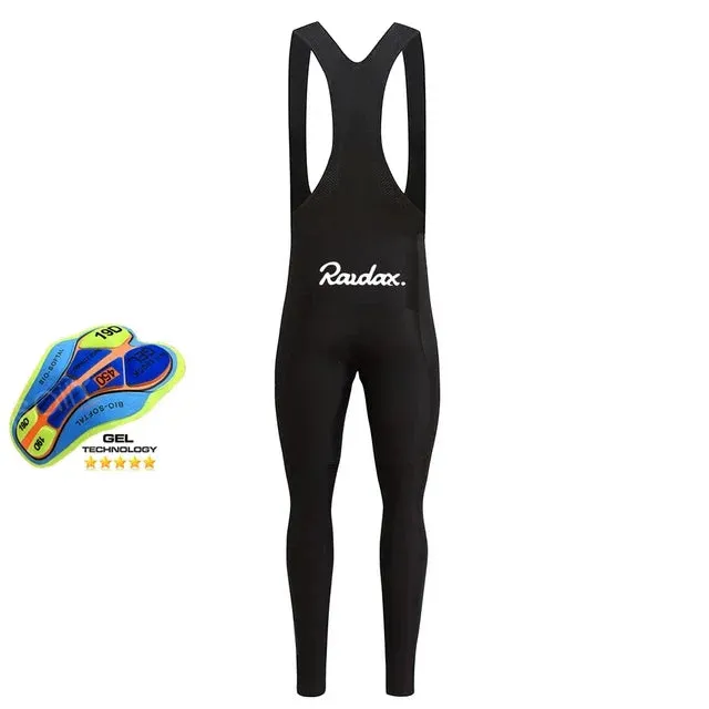 Spring Thin 2022 Men's Team Mtb Cycling Black Bib Pants - Sports Running Long Pants