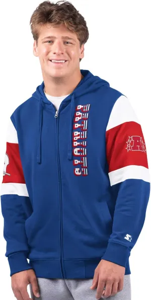Starter Men's NFL Extreme Vintage Logo Full-Zip Hoodie