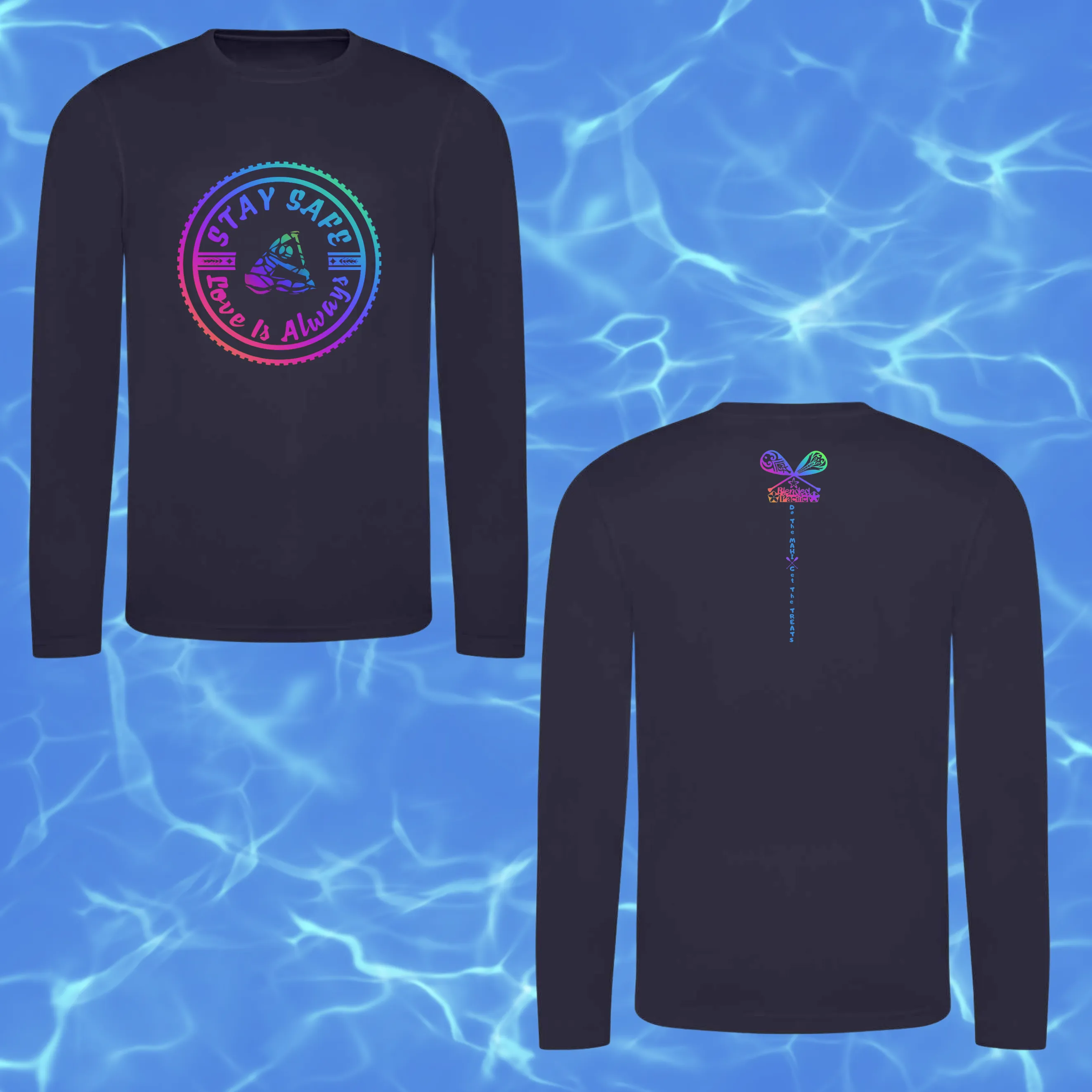 Stay Safe Waka - Quick Dry Long Sleeve T-shirt- Unisex