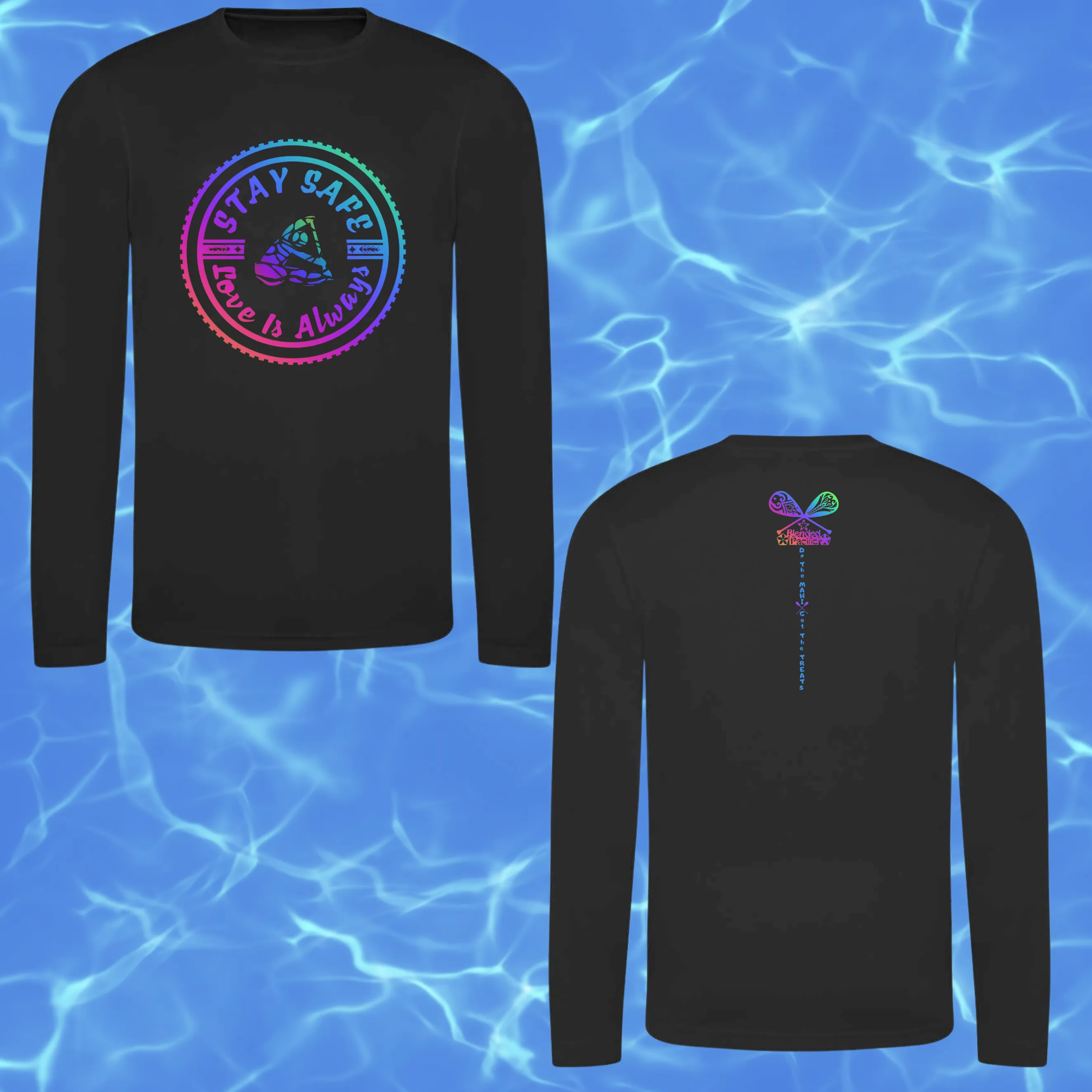 Stay Safe Waka - Quick Dry Long Sleeve T-shirt- Unisex