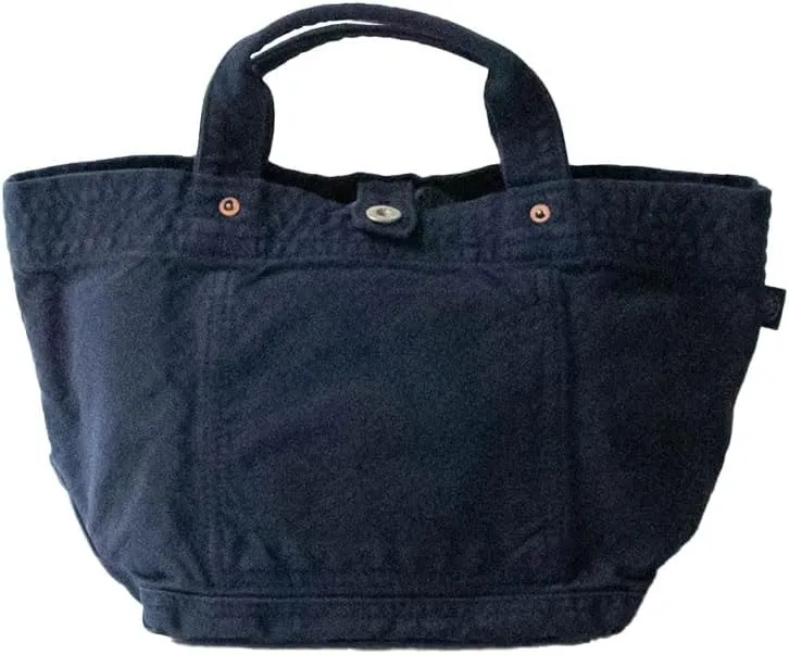 Stitch Tote Bag Cotton100% Canvas Simple japan Washable Sholder hand Bag (VC-28)