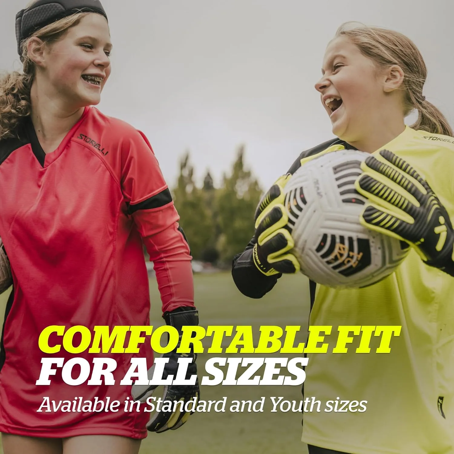 Storelli ExoShield Gladiator Goalkeeper Jersey, High-Impact Protection, Sweat-Wicking, Breathable Athletic Shirt for Soccer