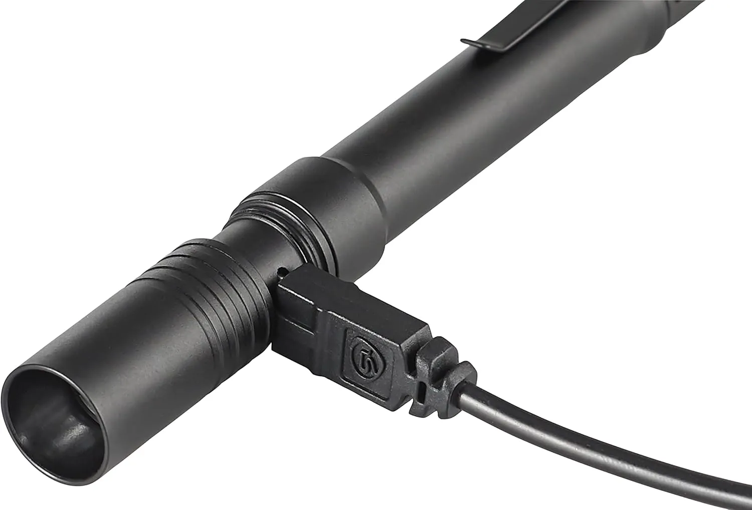 Streamlight 66134 Stylus Pro USB 350-Lumen Rechargeable Penlight with USB Cord & Nylon Holster, Black