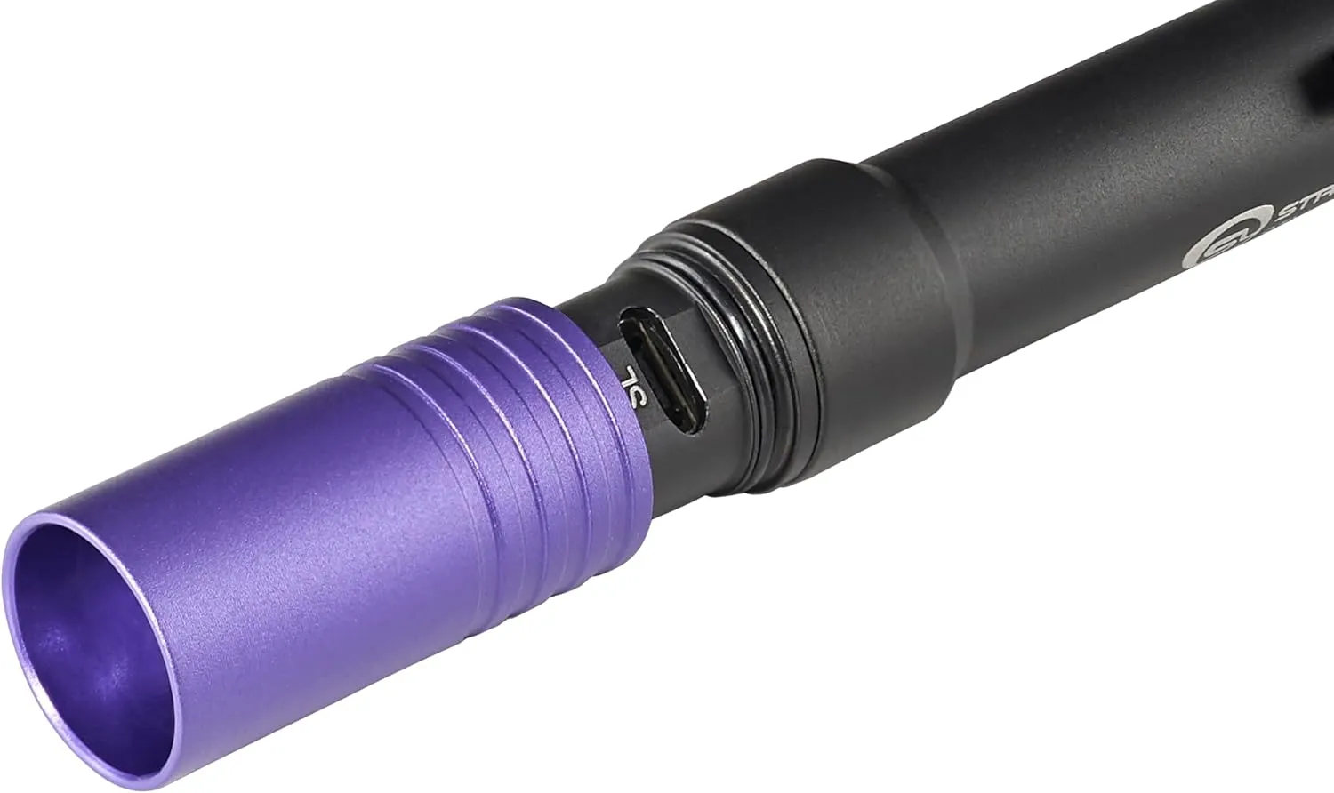 Streamlight 66149 Stylus Pro USB 400nm UV Rechargeable Penlight with USB Cord and Nylon Holster, Black