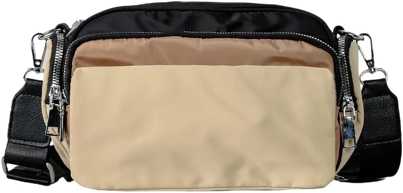 Stylish Nylon Crossbody Bag for Women Waterproof Shoulder Bag with Adjustable Wide Strap Camer Sports bag Purses 2025