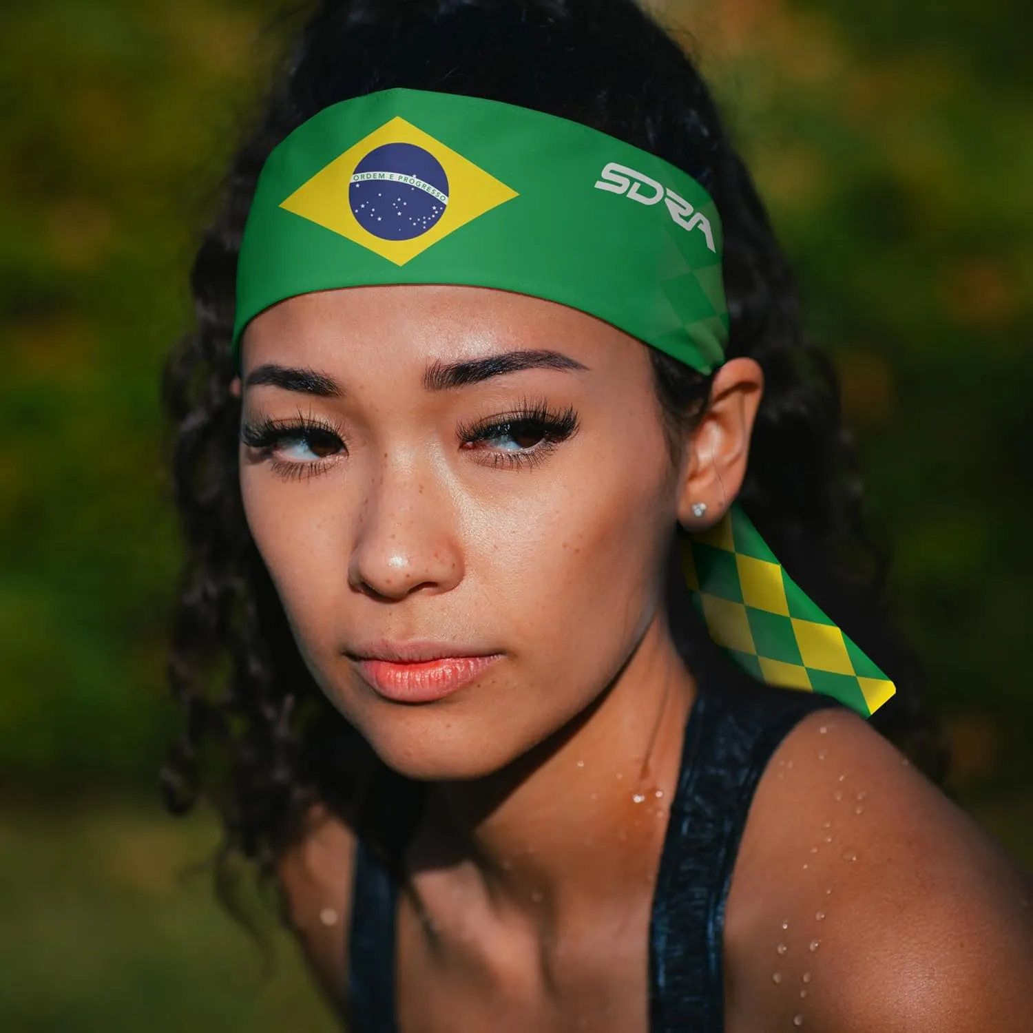Suddora Country Flag Tie Headband with National Flag, Breathable Sweatband for National Sports Events, Non-slip Fabric Sweatband for Soccer, Tennis, Workout, Costumes & Cosplay