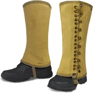 SUNRISING WW2 Gaiters for Men Reproduction WW2 US M1936 Gaiters Leggings Khaki Canvas Gaiters Puttee Boot Gaiters for Men
