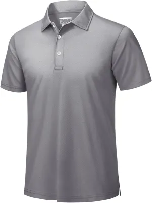 TACVASEN Mens Golf Shirt Dry Fit Mens Polo Shirts Short Sleeve Performance Golf Polos for Men with Collar Work Shirts