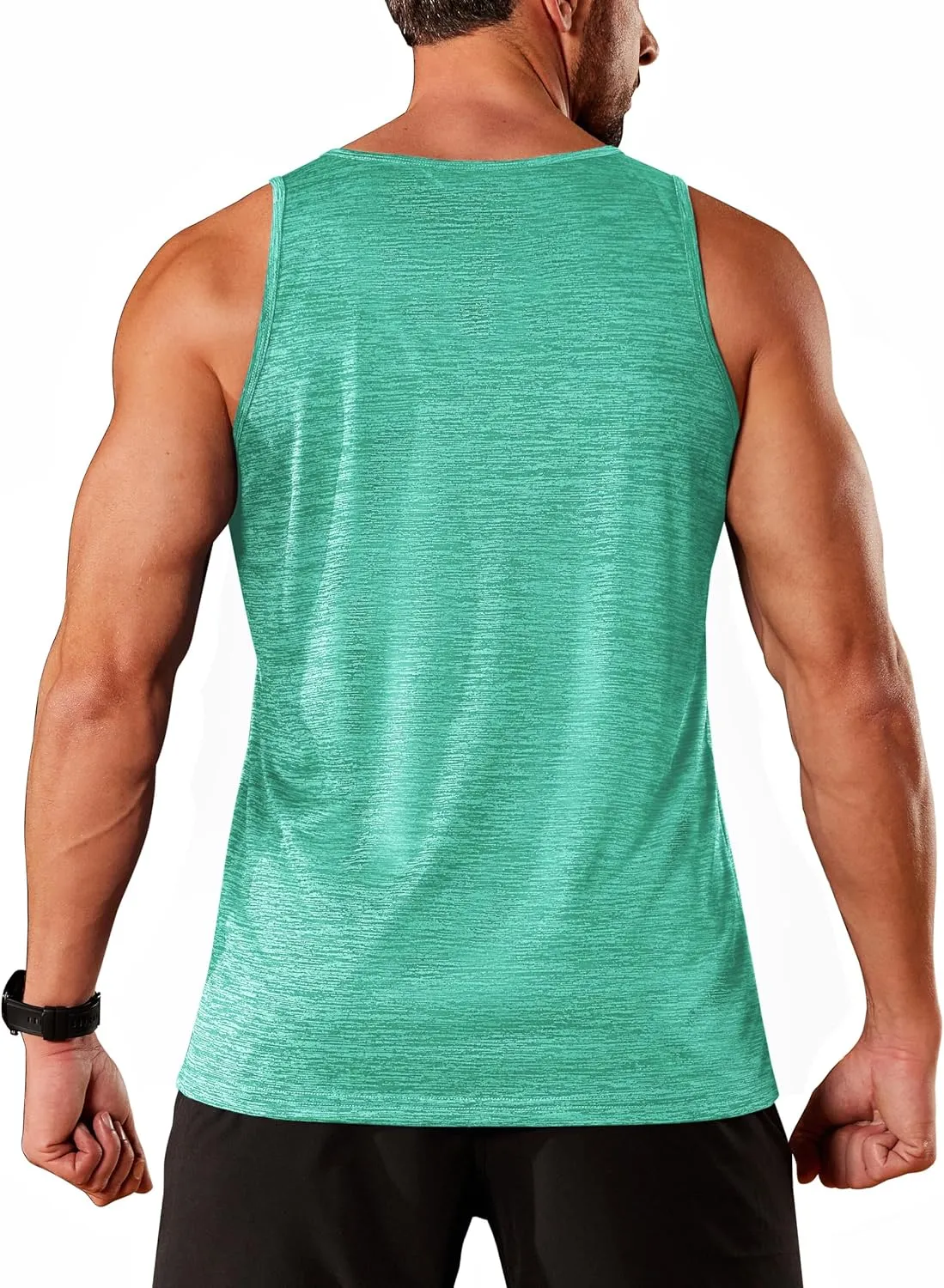 TACVASEN Men's Tank Tops Quick Dry Sleeveless Workout Muscle Shirt Athletic Bodybuilding Gym Performance Tee Shirts