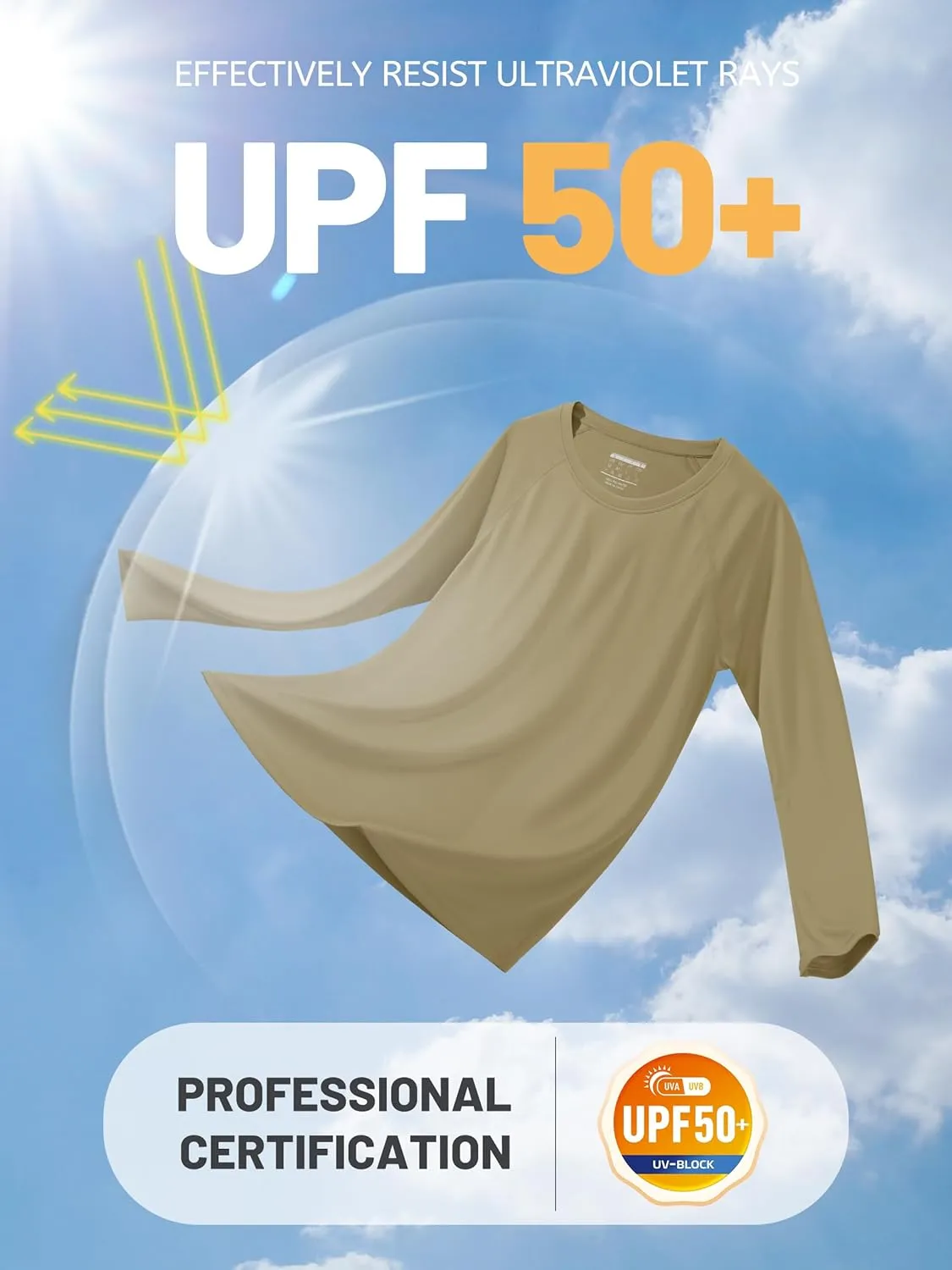 TACVASEN Womens Long Sleeve Rash Guard UPF 50  UV Sun Shirts Quick Dry Swim Shirt Hiking Tops