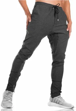TBMPOY Men's Tapered Joggers Workout Athletic Running Sweatpants Slim Fit Drawstring Pants with Pockets