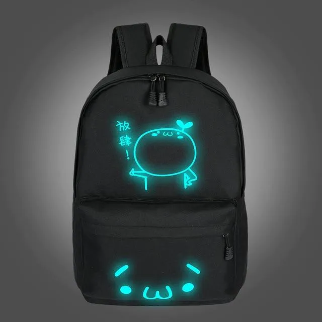 Teenage Limited-edition offer school Plug-and-play luminous bag girl cartoon