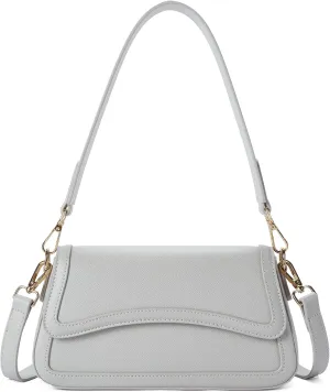 Telena Shoulder Bag for Women Vegan Leather Women's Shoulder Purses Handbags with 2 Removable Strap Crossbody Bag Purses