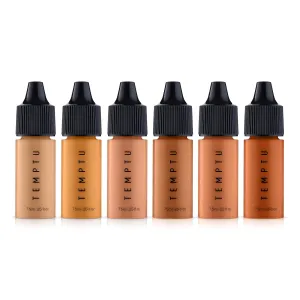 TEMPTU Perfect Canvas Airbrush Foundation: Anti-Aging, Long-Wear Makeup, Buildable Coverage For Hydrated And Healthy Skin Semi Matte, Natural Finish 24 Shades