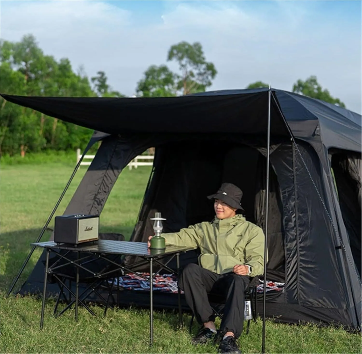 Tent Outdoor Multi-Person Camping Thickened Rainproof Camping Portable Tent