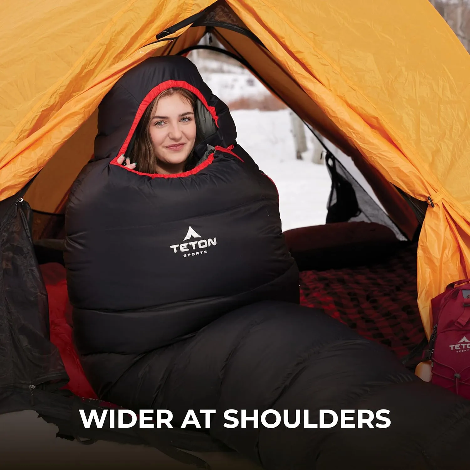 TETON Sports ALTOS, 20 Degree and 0 Degree Sleeping Bag for Adults, Lightweight Warm Mummy Sleeping Bag for Camping, Hiking, Backpacking