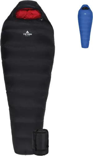 TETON Sports ALTOS, 20 Degree and 0 Degree Sleeping Bag for Adults, Lightweight Warm Mummy Sleeping Bag for Camping, Hiking, Backpacking
