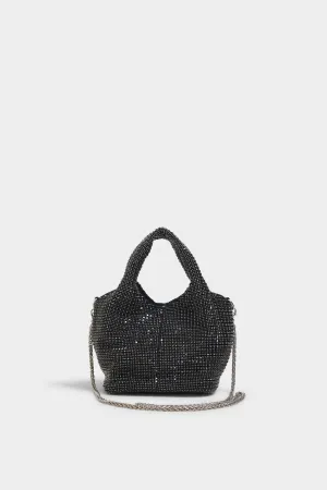 Thea black bucket bag