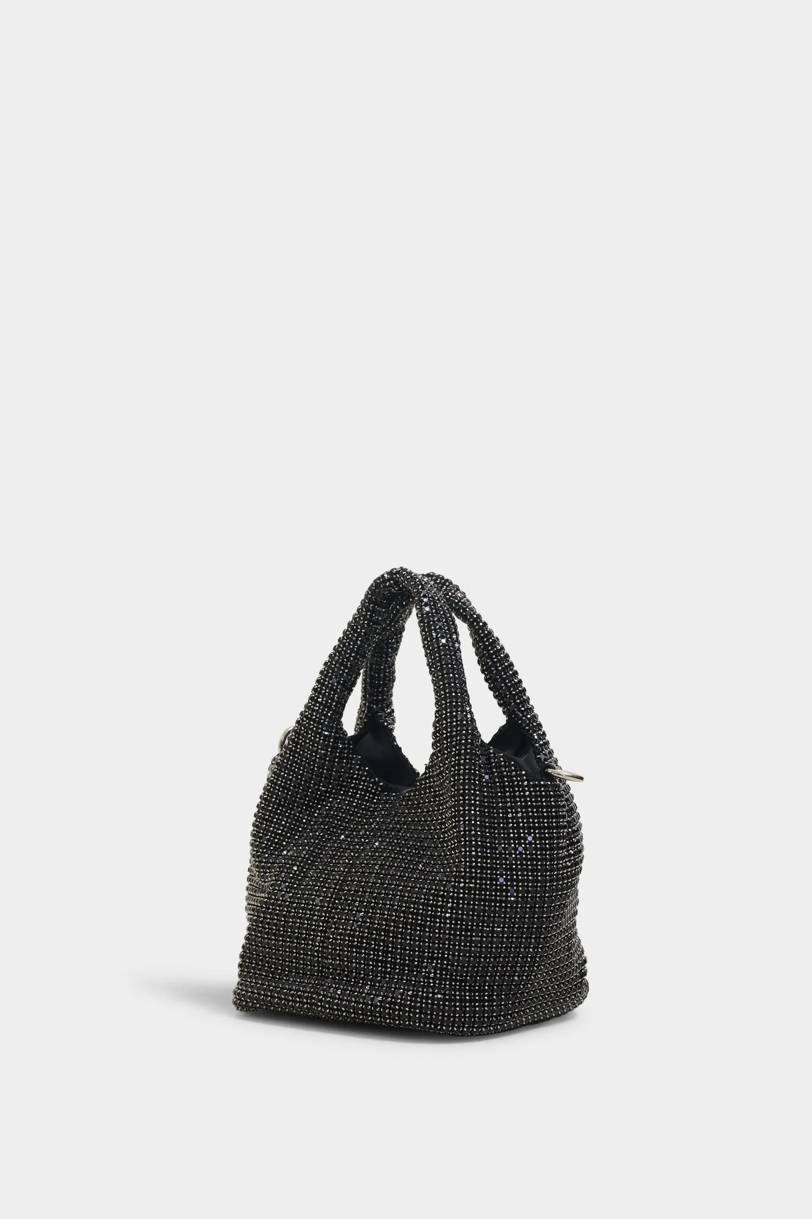 Thea black bucket bag