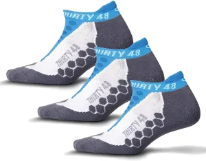 Thirty48 Running Socks for Men and Women Features Coolmax Fabric That Keeps Feet Cool & Dry - 1 Pair or 3 Pairs