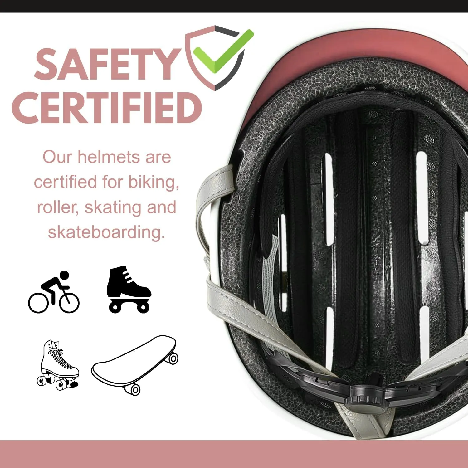Thousand Kids Helmet – Free Reflective Sticker Pack to Customize, No Pinch Magnetic Buckle, Multi Sport Safety CSPC ASTM CE Certified – Jr Collection