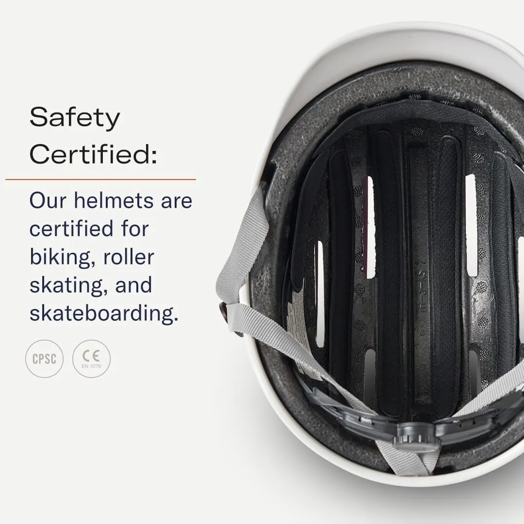 Thousand Kids Helmet – Free Reflective Sticker Pack to Customize, No Pinch Magnetic Buckle, Multi Sport Safety CSPC ASTM CE Certified – Jr Collection
