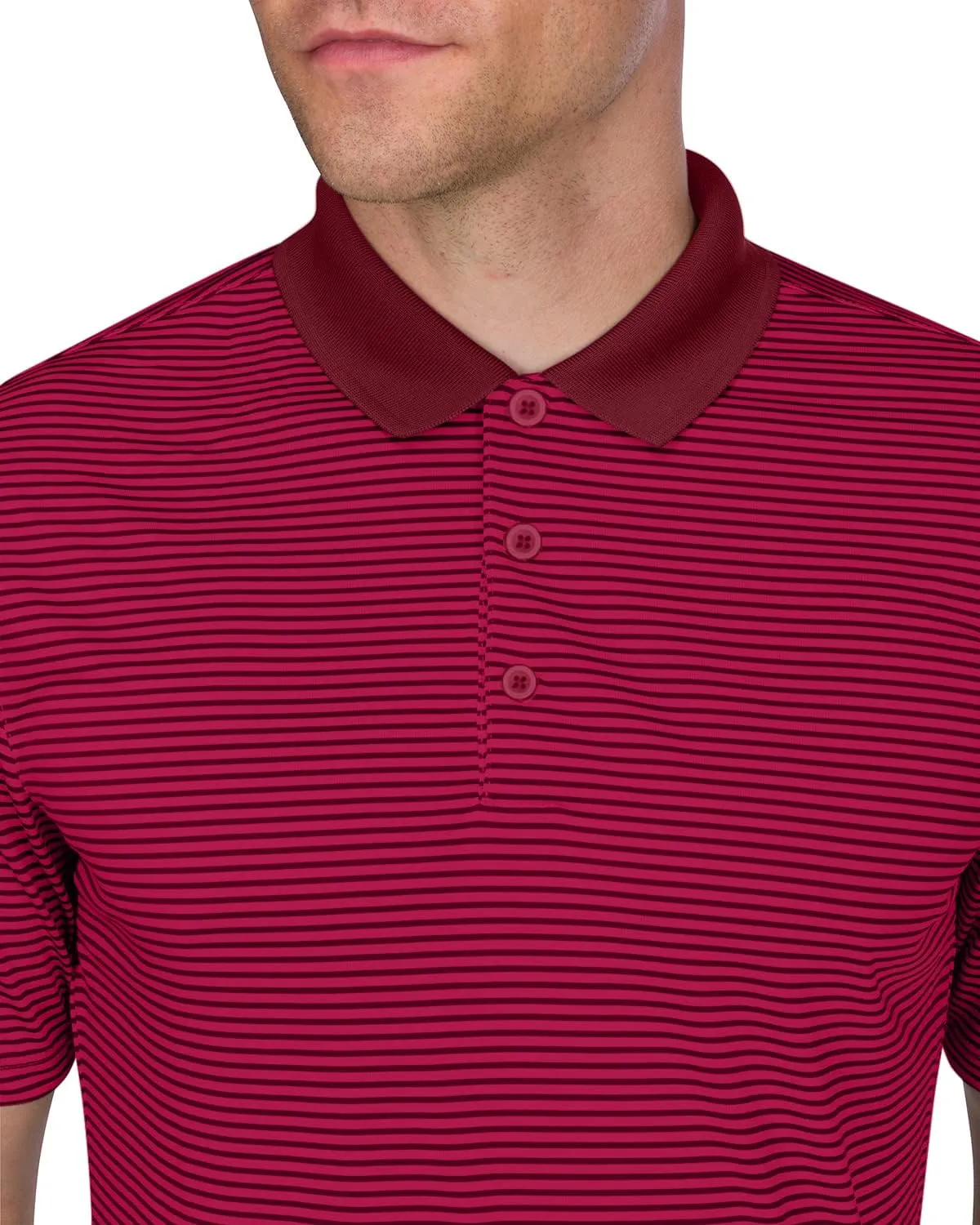 Three Sixty Six Quick Dry Golf Shirts for Men - Moisture Wicking Short-Sleeve Casual Polo Shirt