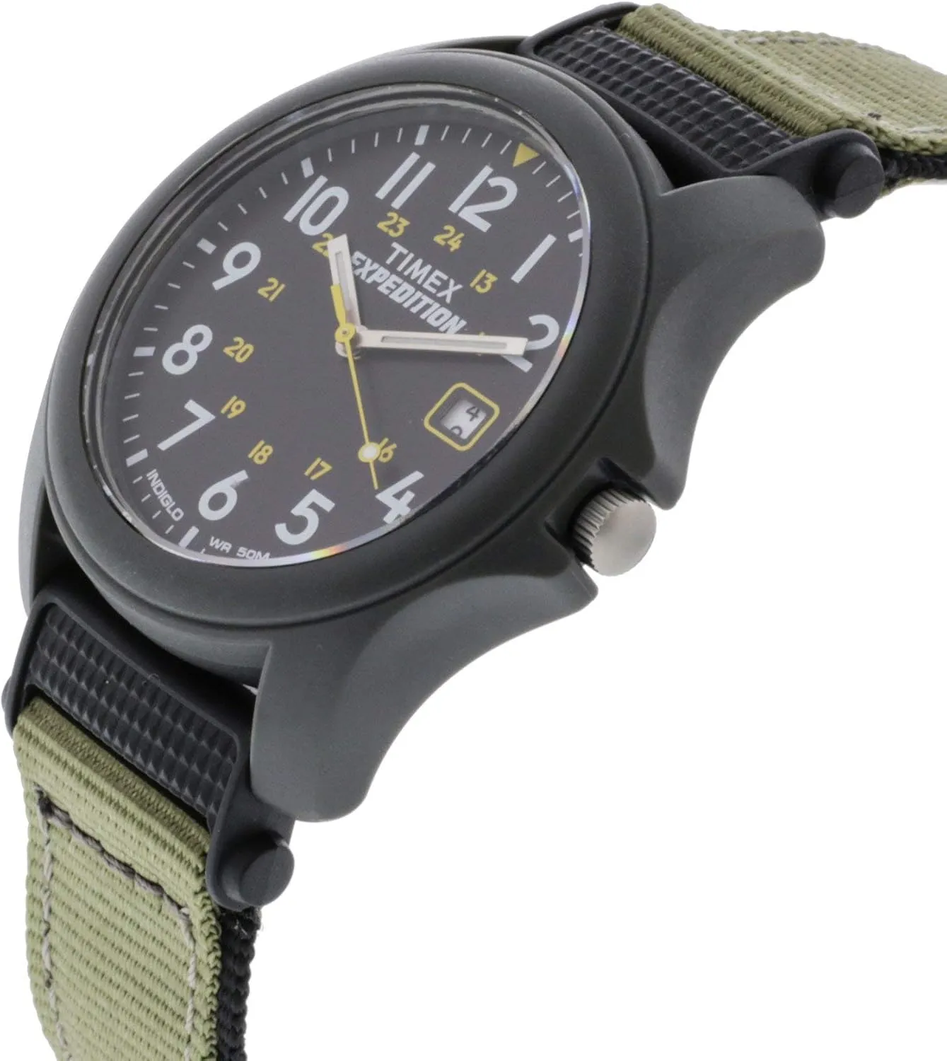 Timex Men's Expedition Camper Nylon/Leather Strap Watch
