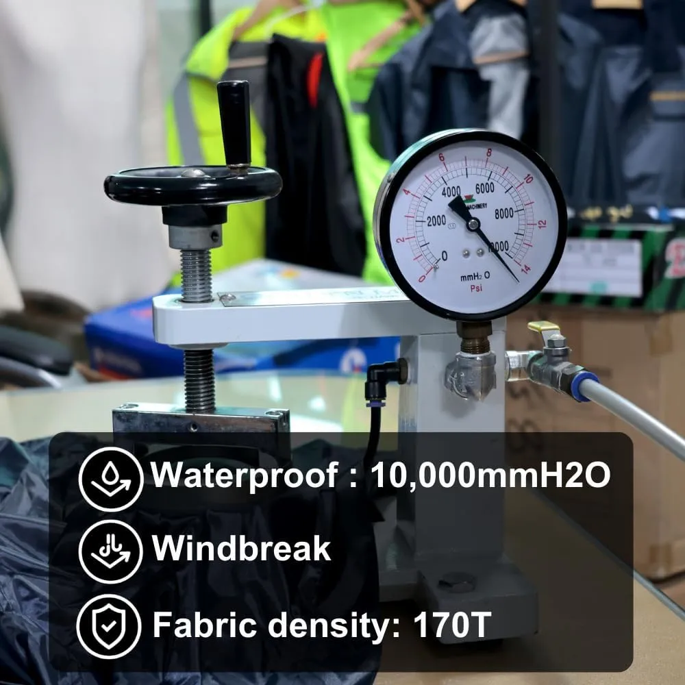 TK-RainWear R5001 High Visibility RainWear Rain Gear for Men Waterproof Durable Reflective Rain Wear for Men Women
