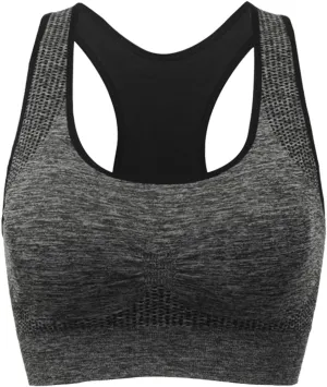 TOBWIZU Sports Bras for Women, Medium Support Yoga Gym Activewear Bras with Pocket