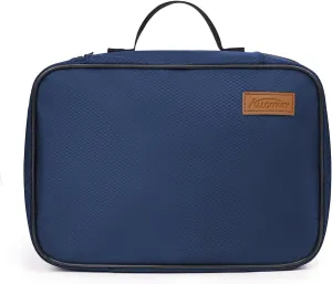 Toiletry Bag, Toiletry Bag for Women, Mens Toiletry Travel Bag with Hanging Hook, Makeup Bag Waterproof, Multi Compartment Toiletry Cosmetic Bag for Travel, Bathroom Shower (Blue)