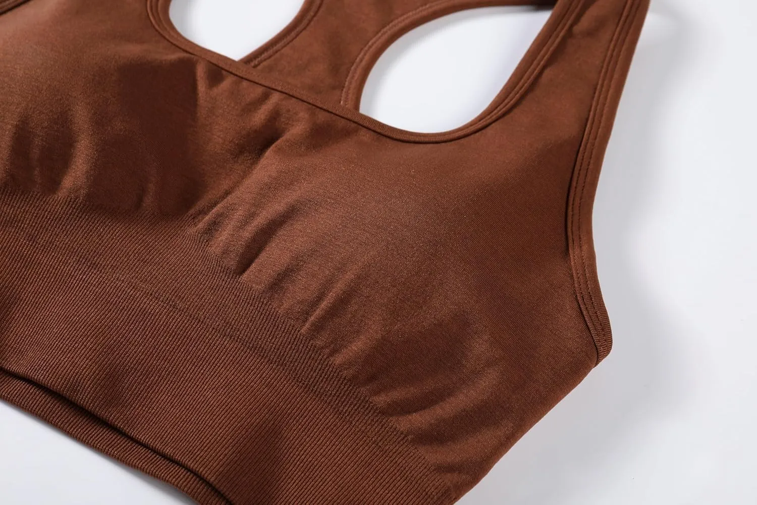 TomTiger Sports Bras for Women High Impact Racerback Removable Padded Seamless Yoga Workout Activewear Bra