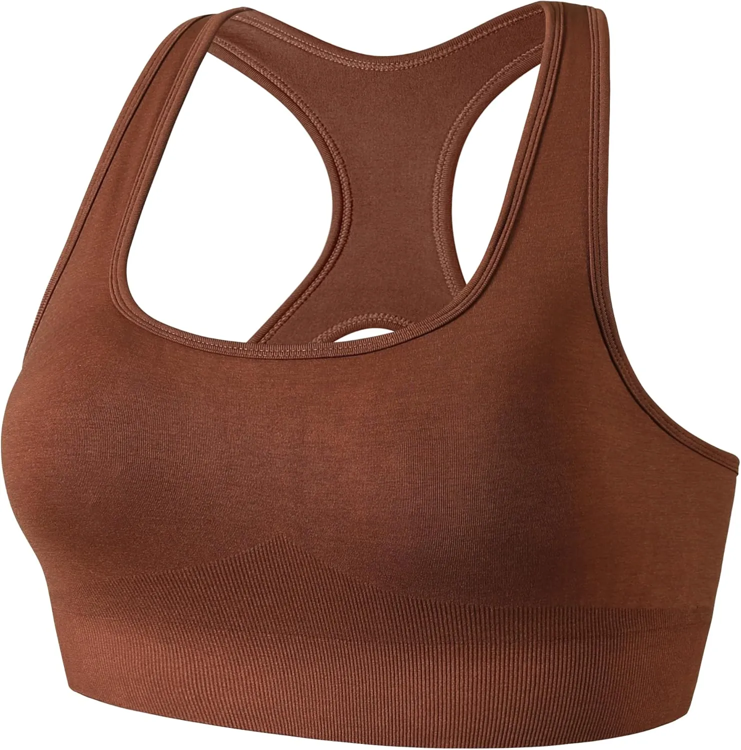 TomTiger Sports Bras for Women High Impact Racerback Removable Padded Seamless Yoga Workout Activewear Bra