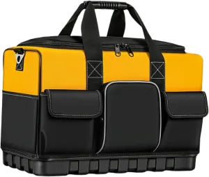 Tool Bag Carrying Toolbag Electrician Handbag Organiser for Construction Worker Mechanics, 46cmx24cmx32cm