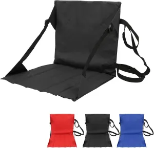 Topyond Portable Oxford Folding Stadium Chair, Suitable for Camping and Picnic Lightweight Padded Chair for Sporting Events and Outdoor Concerts